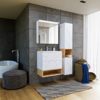 Ниша для тумбы Бриклаер Кристалл 4627125415890 70 см дуб бунратти